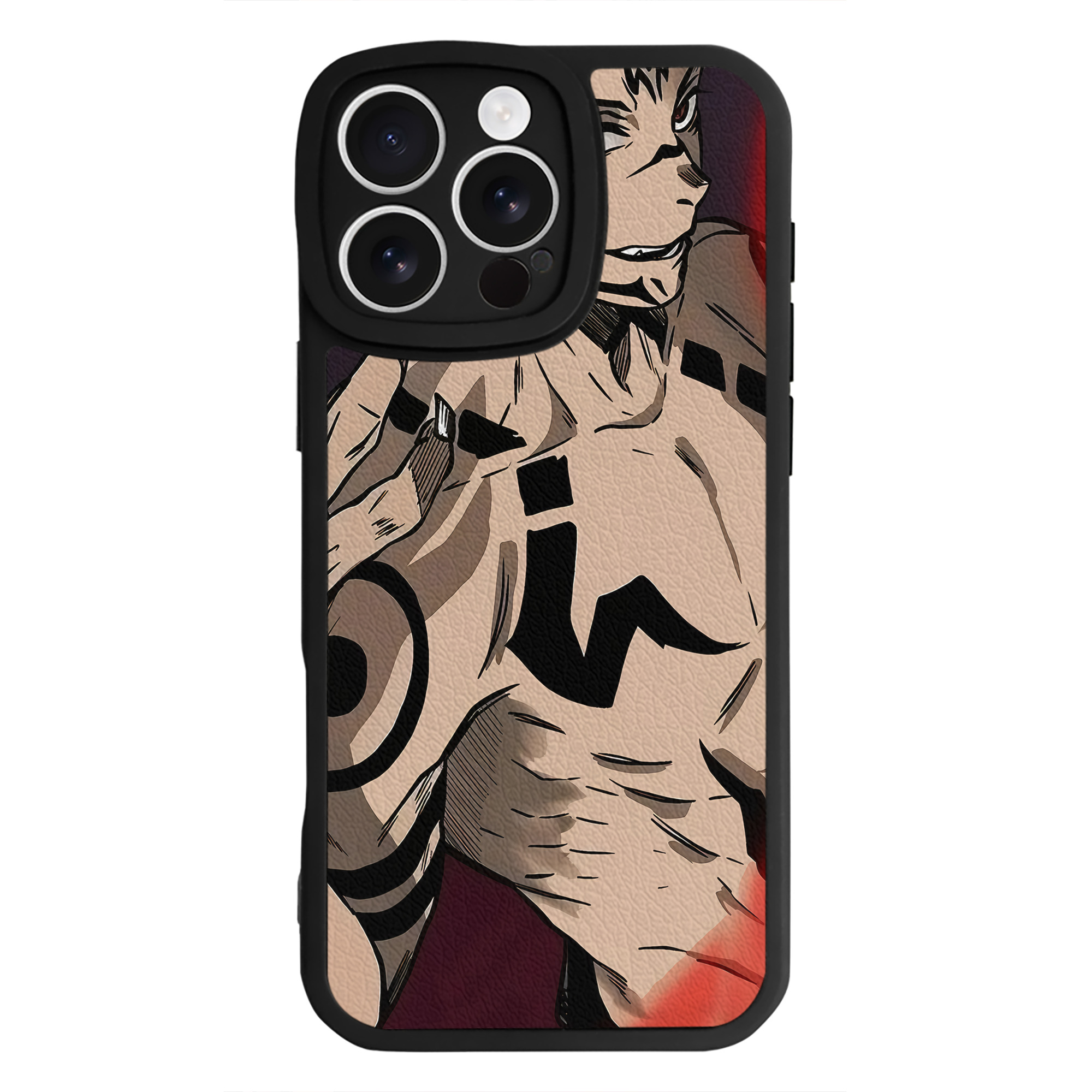 （画像用） 呪術廻戦 Jujutsu Kaisen 【iPhone 16シリーズ対応】シリコンスマホケース（レザー調） 材質：シリコン